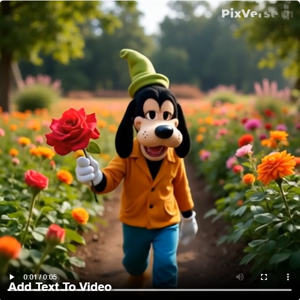 goofy-rose-flower-garden